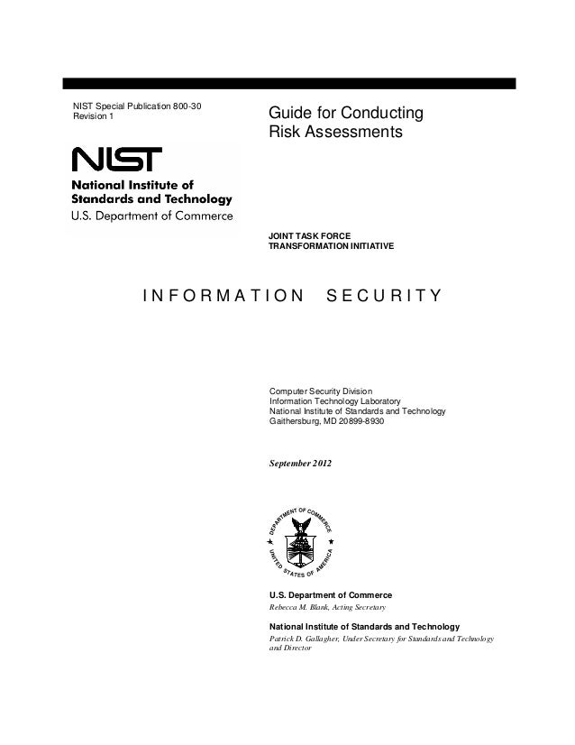What is NIST SP 800-30